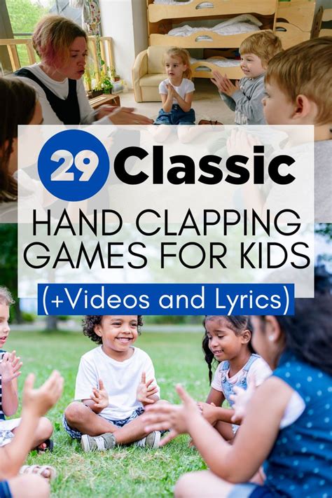 clapping game|Hand Games and Clapping Games With Lyrics and Rhymes.
